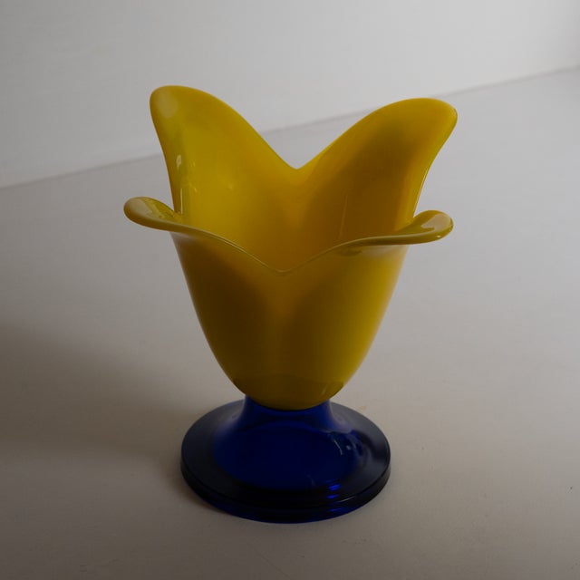 Pop Art Studio Nova Art Glass Lily Vase, Portugal For Sale - Image 3 of 6