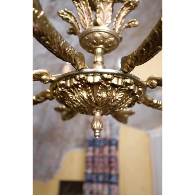 Mid-Century French Figurative Chandelier, 1950s For Sale - Image 3 of 7