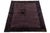Art Deco Antique Chinese Art Deco Rug Plum Purple Wool Floral & Bird Motif 9x12 For Sale - Image 3 of 11