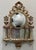 Antique French Gilt Wood Clock Case W/Mirrored Convex Glass For Sale - Image 11 of 16