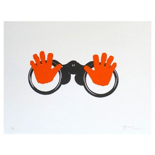 Joan Brossa, Poema Visual 16, 1989, Lithograph For Sale