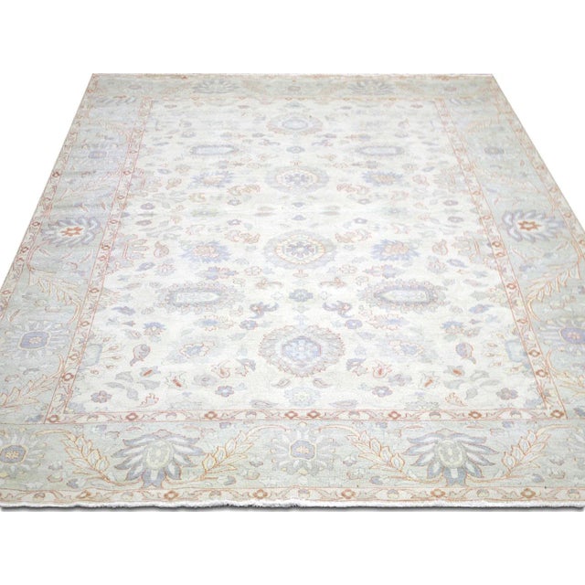 1960s Egyptian Sultanabad Rug For Sale - Image 4 of 4