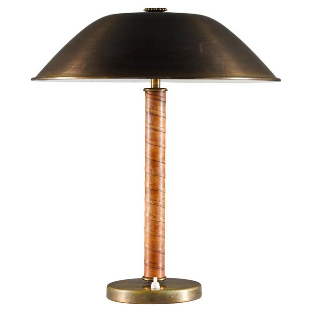 Model 30595 Table Lamp attributed to Bertil Brisborg for Nordiska Kompaniet NK, Sweden, 1940s For Sale - Image 12 of 12
