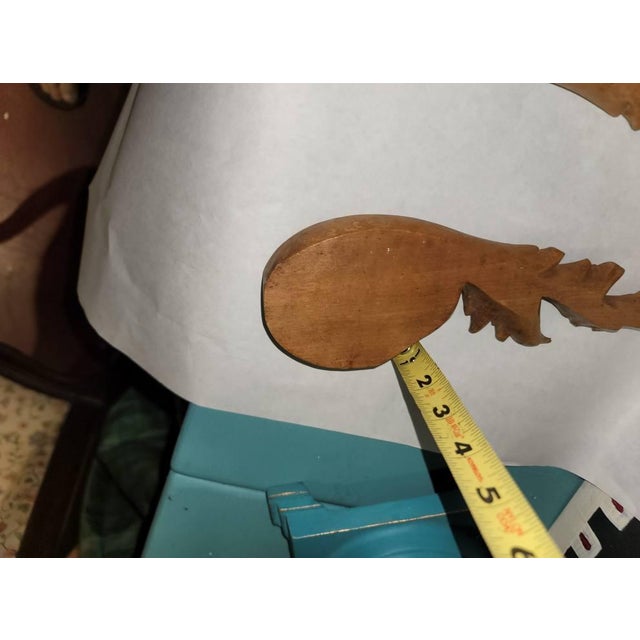 Antique French Walnut Rococo Carvings, a Pair For Sale - Image 9 of 9