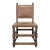 Vintage Dining Side Chair With Carved Finials and Nailhead Trim For Sale