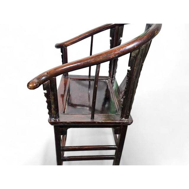 Mid 19th Century 19th-Century Qing Dynasty Chinese Armchairs, 1860s For Sale - Image 5 of 18