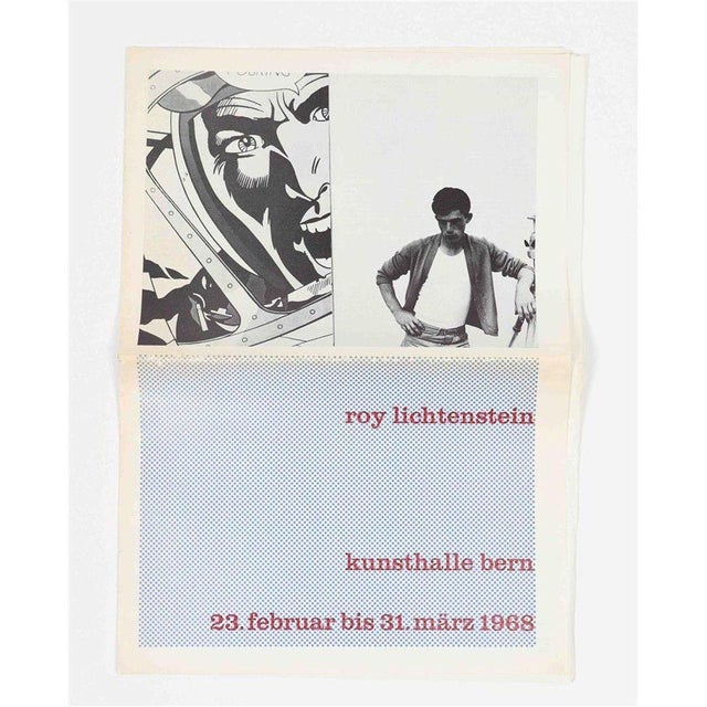Exhibition Poster by Roy Lichtenstein for Leo Castelli Gallery, 1975 For Sale - Image 3 of 6