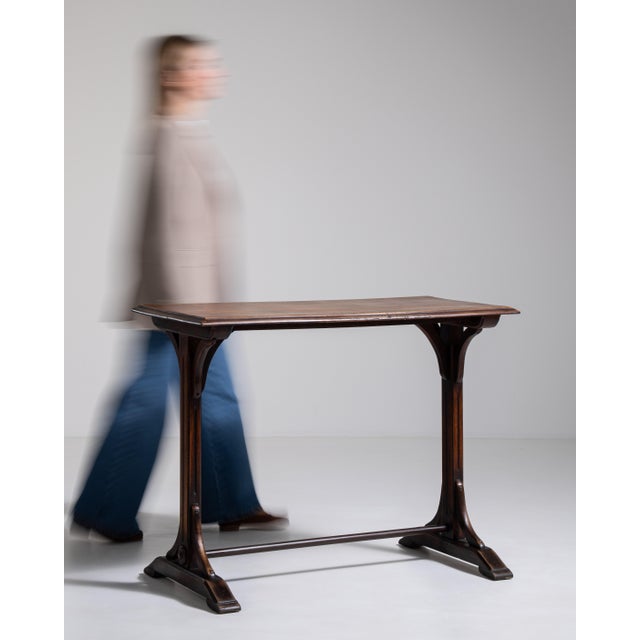 Wood Thonet-Style Bentwood Bistro Table, Antique, France, Circa 1900 For Sale - Image 7 of 15