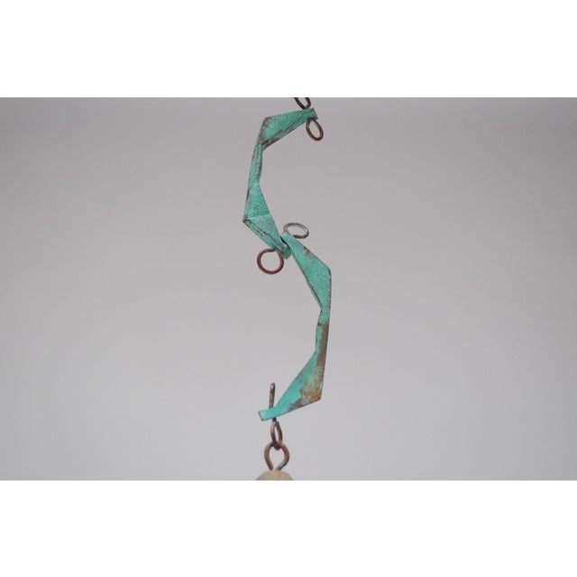 Vintage Multi-Color Bronze Bell / Wind Chime by Paolo Soleri for Arconsanti For Sale - Image 12 of 12