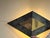 Brown 1980s Modern Curtis Jere' Wall Lamp Mounted and Illuminated For Sale - Image 8 of 8