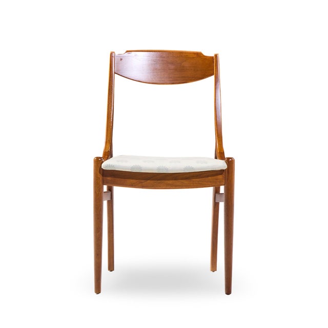 Brown Barney Flagg for Drexel Parallel Mid Century Walnut Dining Chairs - Set of 4 For Sale - Image 8 of 10