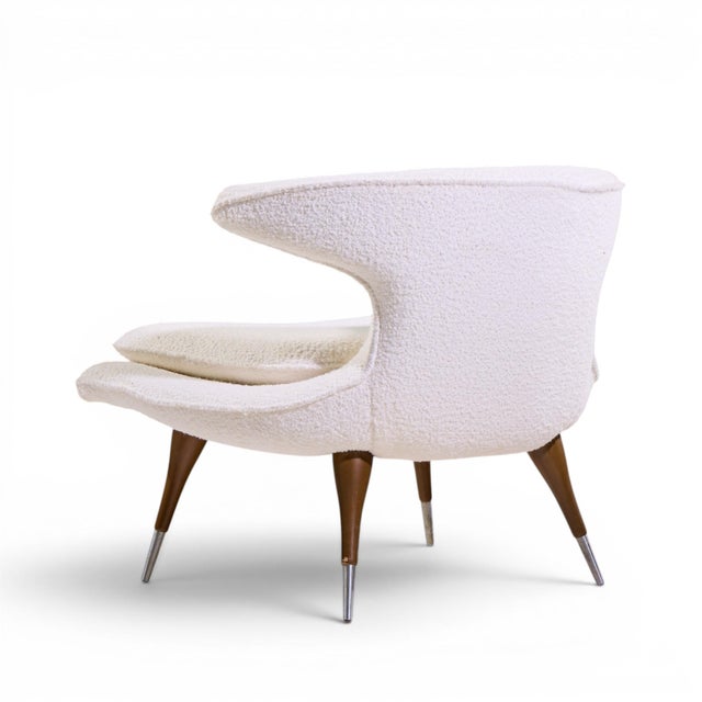 Mid 20th Century Karpen of California Mid Century Horn Chair For Sale - Image 5 of 9