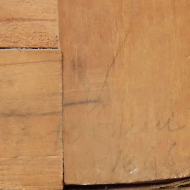 Biedermeier Painting, 1846, Oil on Wood, Framed For Sale - Image 4 of 5