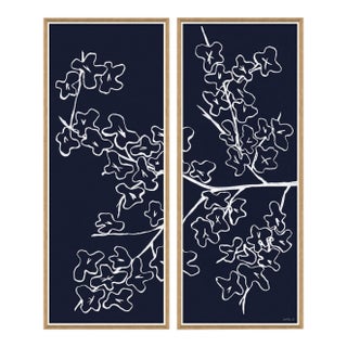 Cherry Blossom I and II by Susan Hable For Sale