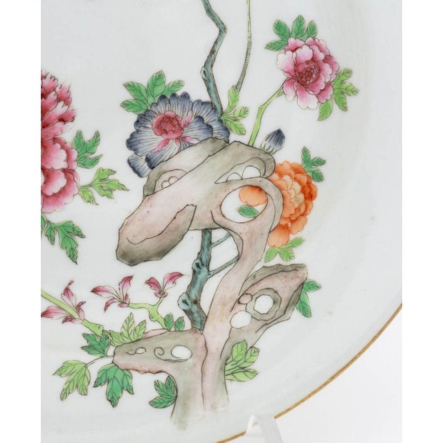 Chinese Famille Rose Porcelain Soup Bowl For Sale - Image 4 of 6