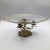 Italian Flamingo Gold Barrel Crystal Tole Cake/Dessert Plate For Sale - Image 4 of 13