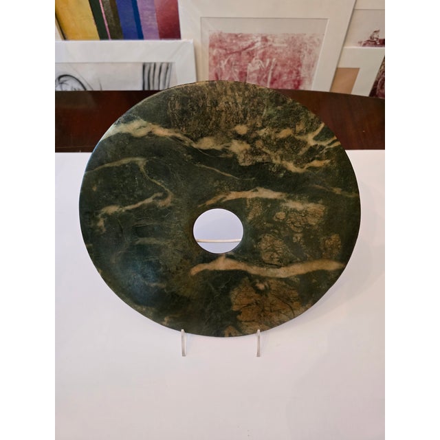 Antique Chinese Jade Disc For Sale - Image 9 of 9