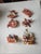 2000 - 2009 Six Vintage Porcelain Texas Longhorns Ornaments For Sale - Image 5 of 6