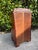 Brown Vintage Art Deco Walnut Nightstand With Ribbed Drawer Front For Sale - Image 8 of 12