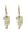 Contemporary 27 Carat Diamond Briolettes Hanging Drop Earrings 18 Karat Yellow Gold For Sale - Image 3 of 18