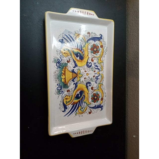 Italian Deruta Ceramiche Platter, Made in Italy For Sale - Image 3 of 5