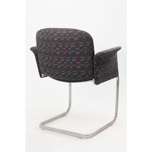 This Set of 4 Mid Century Modern Tri-Mark Designs Dining Chairs captures the bold innovation and playful geometry that...