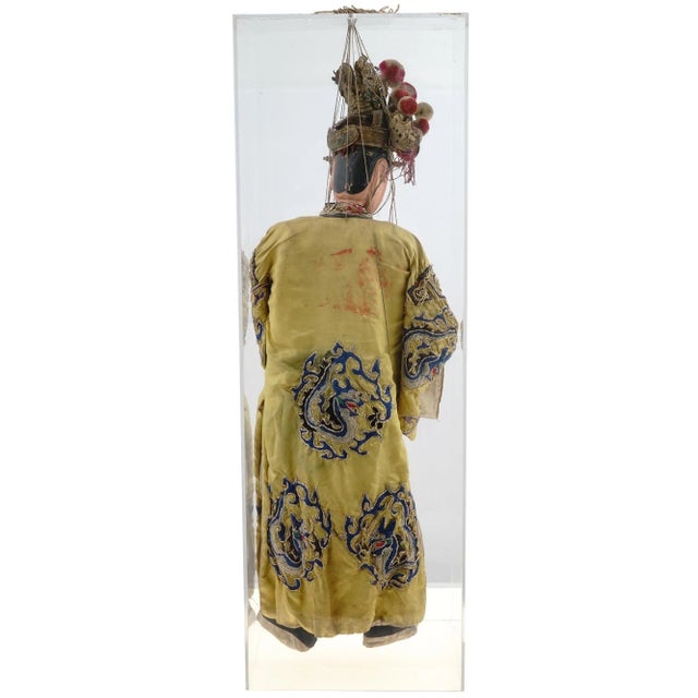 Large Antique Chinese Ceremonial Marionette For Sale - Image 10 of 12