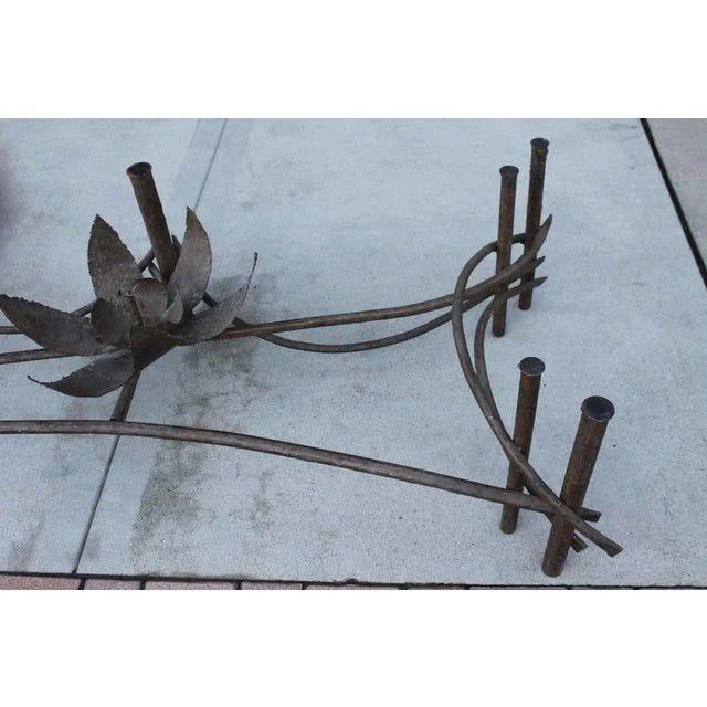 Coffee Brutalist Copper Coffee Table For Sale - Image 8 of 9
