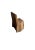 Sculptural Textured Teak Wood Chair For Sale - Image 10 of 10