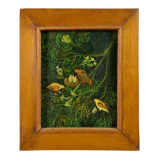 1990s Bird's Nest Painting by Paulette Blanchard For Sale
