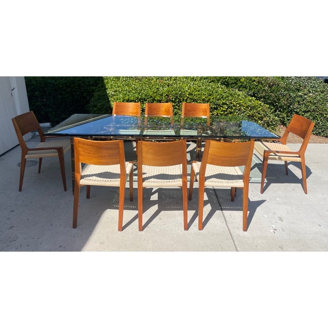 Authentic McGuire Vintage Bamboo Dining Table For Sale - Image 9 of 9