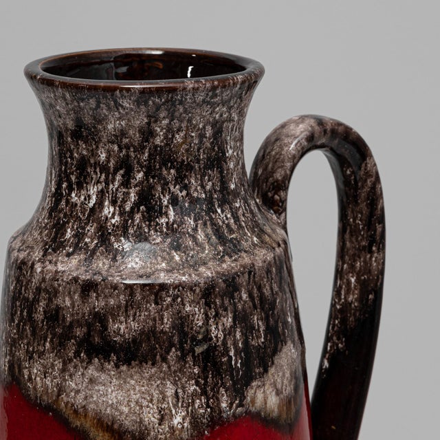 20th Century German 'W. Germany' Ceramic Vase For Sale In Greensboro - Image 6 of 18