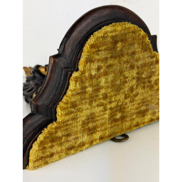 Antique Victorian Rococo Hand-Carved Wooden Wall Shelf with Gilt Accents For Sale - Image 15 of 16