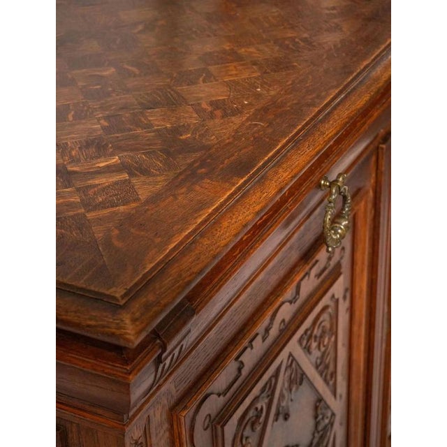 Antique Chest of Drawers in Oak For Sale - Image 9 of 14