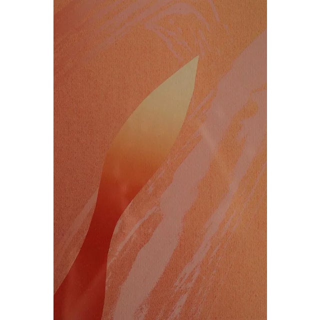 Curt Hillfon, Amaryllis, Serigraph, 1960s, Framed For Sale - Image 4 of 6