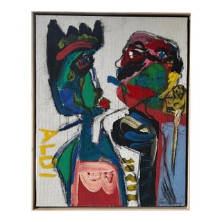 Rare Large Scale Peter Keil Painting, 1988 - Junge Wilde Collection For Sale