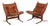 Mid-Century Norwegian Siesta Chairs in Leather by Ingmar Relling, Set of 2 For Sale