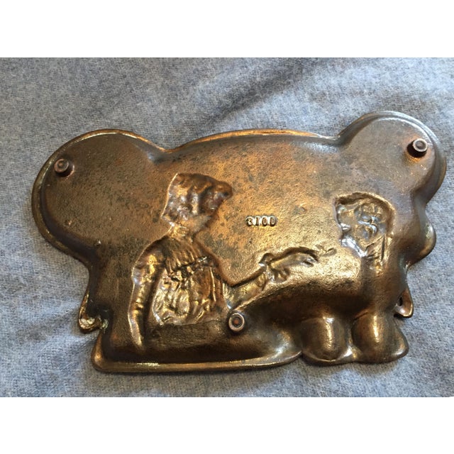 19th C. Bronze Cigar Tray Ashtray Chairish