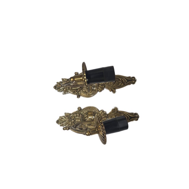 Rococco Style Sconces, Poland, 1970s, Set of 2 For Sale - Image 9 of 14