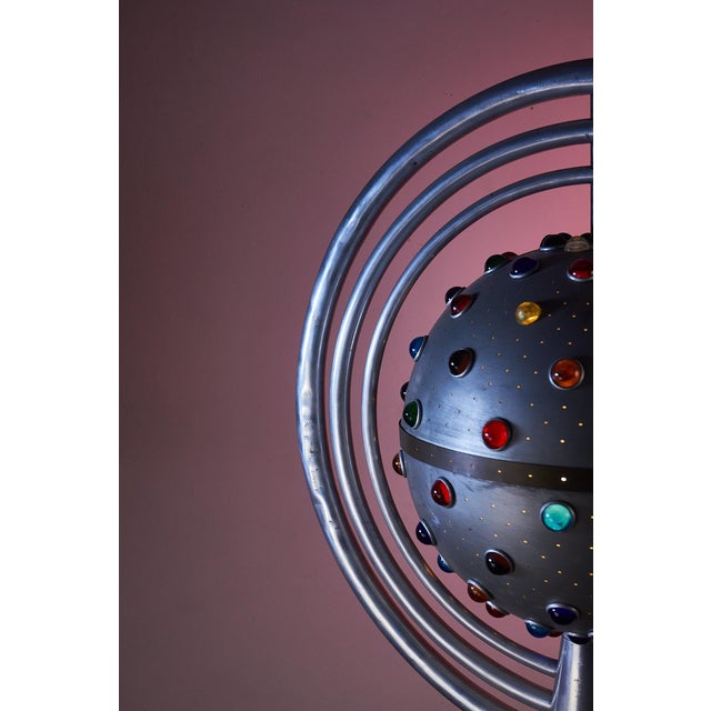 Lutrario Dance Hall Floor Lamp attributed to Carlo Mollino, 1958 For Sale - Image 4 of 16