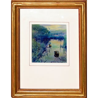 Cheryl Trotter Carmel Marsh California Impressionist Watercolor 1989 For Sale