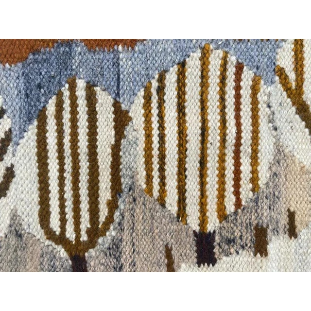 Blue Polish Woven Tapestry by E. Oloksy For Sale - Image 8 of 15