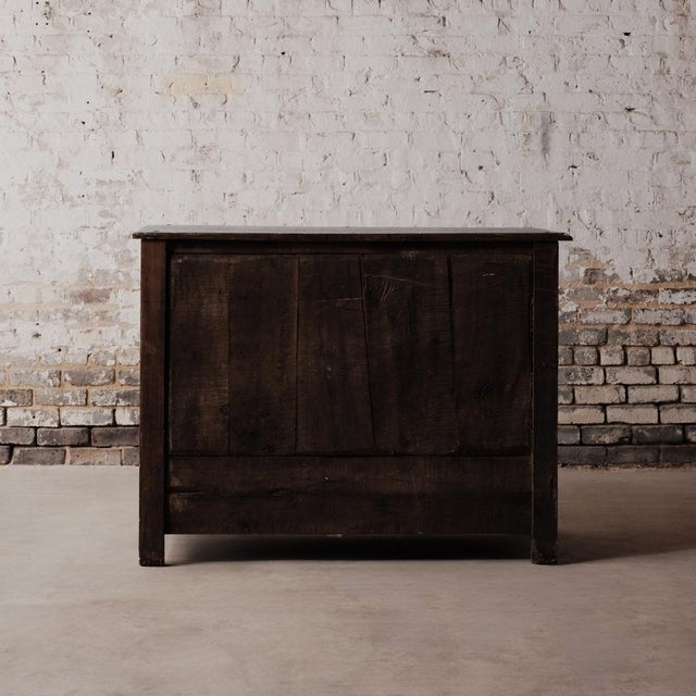 19th Century Spanish Walnut Blue Cabinet For Sale - Image 4 of 12