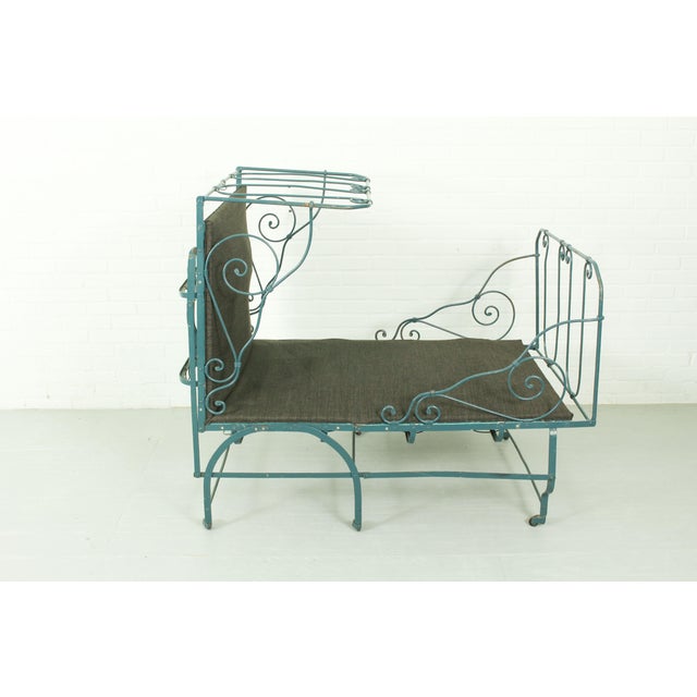 1950s Foldable Metal Daybed, 1950s For Sale - Image 5 of 17