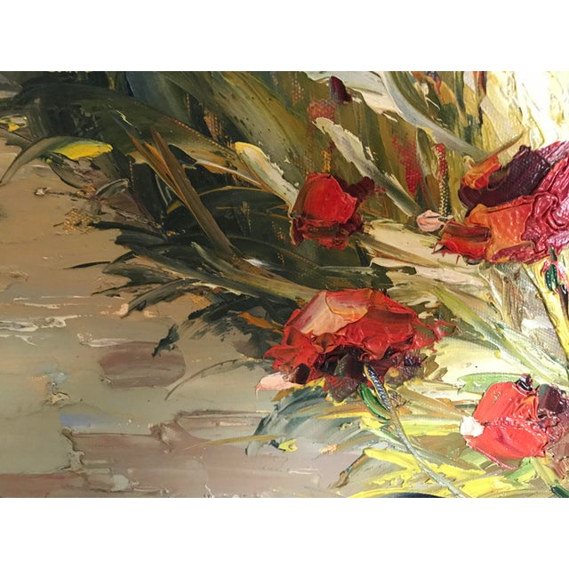 1950s Oil Painting of a Garden Walk For Sale In Lexington, KY - Image 6 of 12