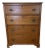 Antique Pine Chippendale Chest of Drawers For Sale