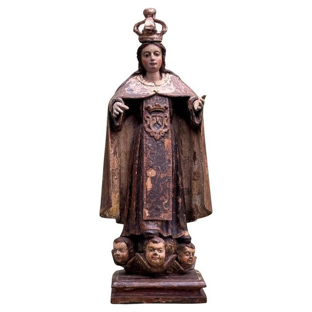 Our Lady of Portillo of Arévalo, 1800s For Sale - Image 14 of 14