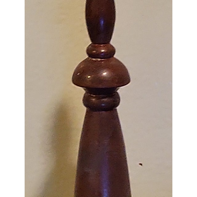 Art Nouveau Vintage Copper Decorative Metal Finial For Sale - Image 3 of 11