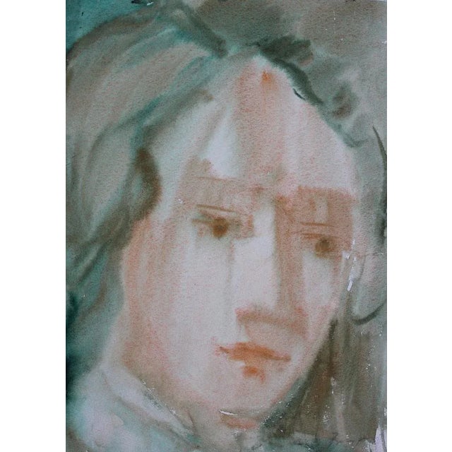 Youth. Bilateral. 1960s. Paper, watercolor, 34.5x25 cm dzidra ezergaile (1926-2013) born in riga. School years alternate...