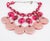Dominique Denaive Paris Pink Resin Choker Necklace with Charms For Sale - Image 10 of 14